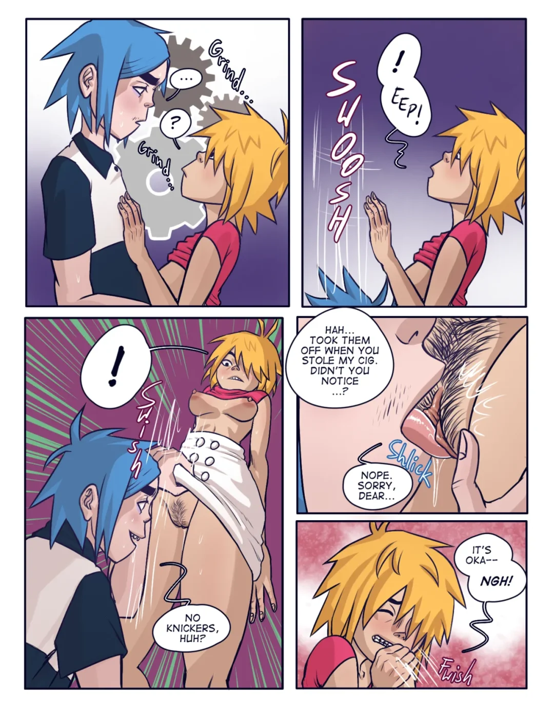 Backstage Bliss – BilberryBear comic page 7