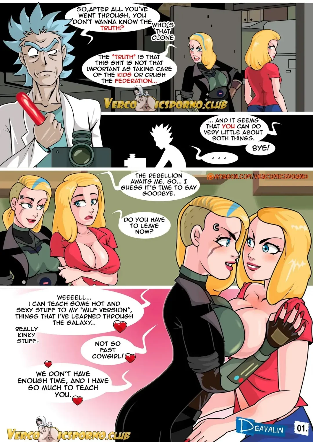 Beth and Beth – Deavalin comic page 2