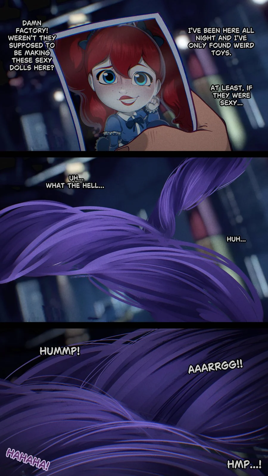 Caught with Lily – Goth Reaper comic page 2