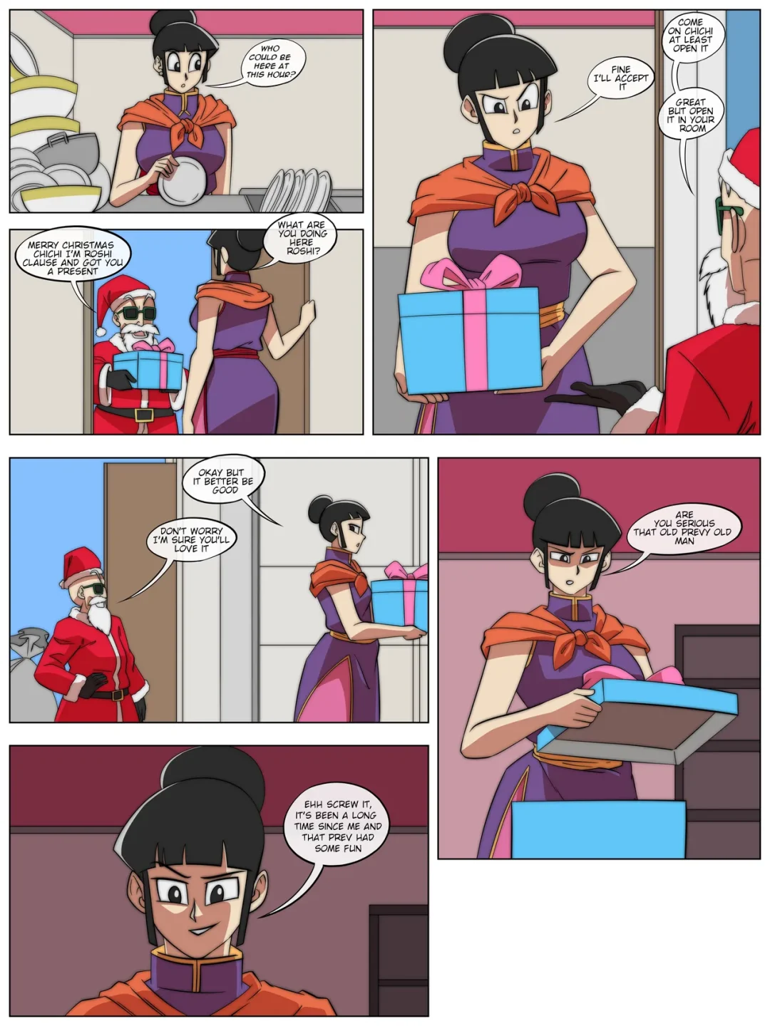Chichi´s Present Variant – ArtDefox comic page 2