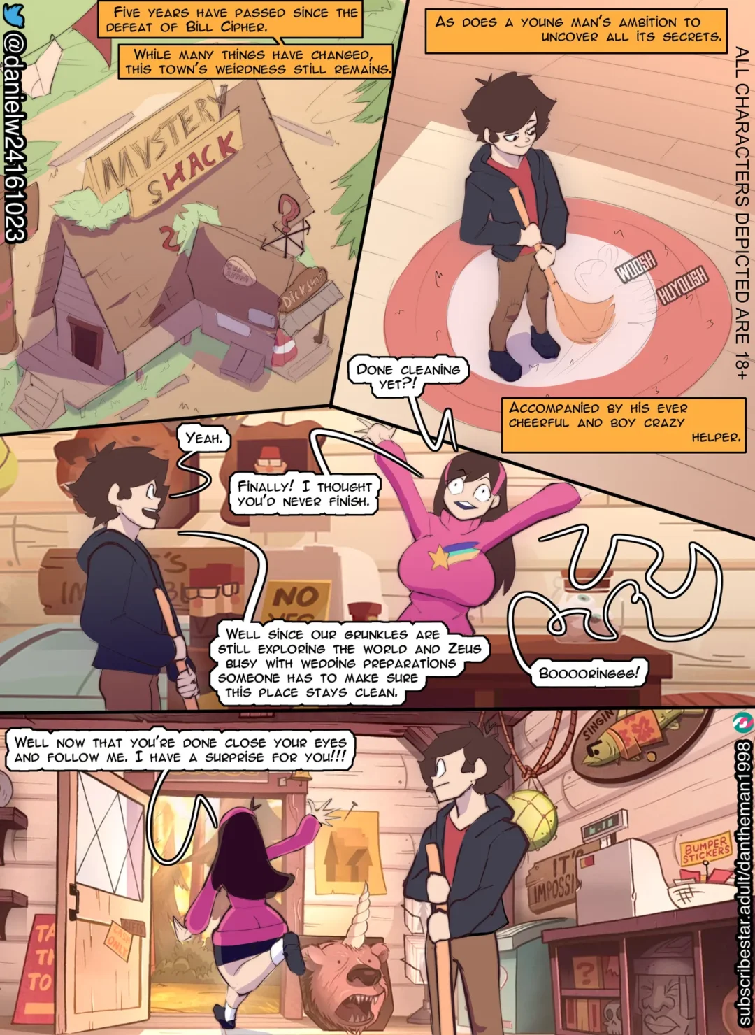 Dipper’s Exxxploration – Dgoger comic page 2