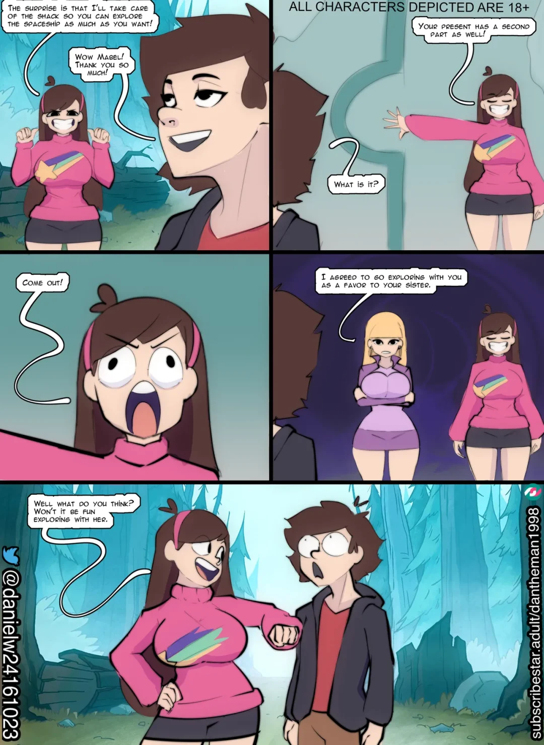 Dipper’s Exxxploration – Dgoger comic page 4