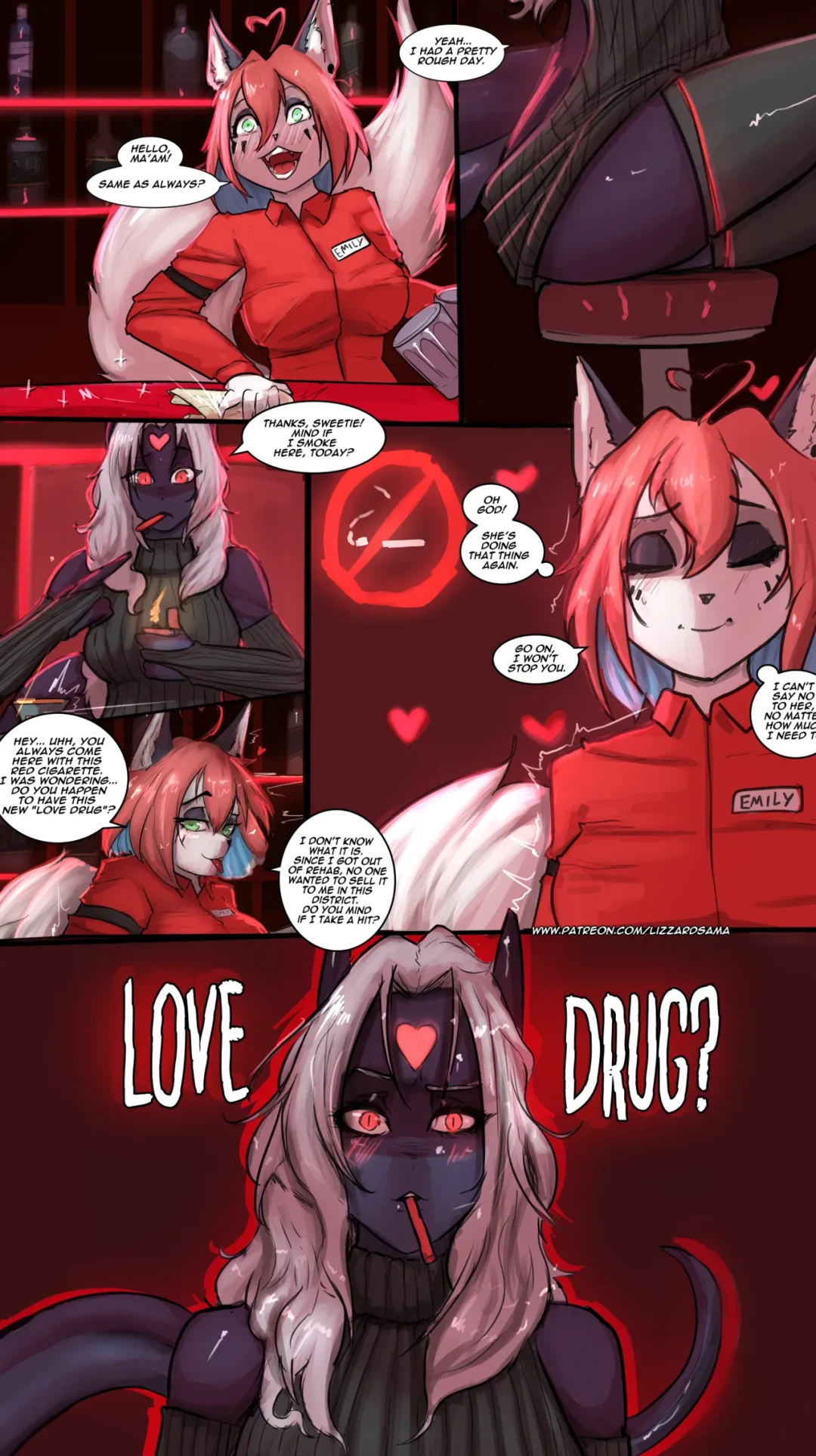 Don’t Deal With Lizzy – LizzardSama comic page 2