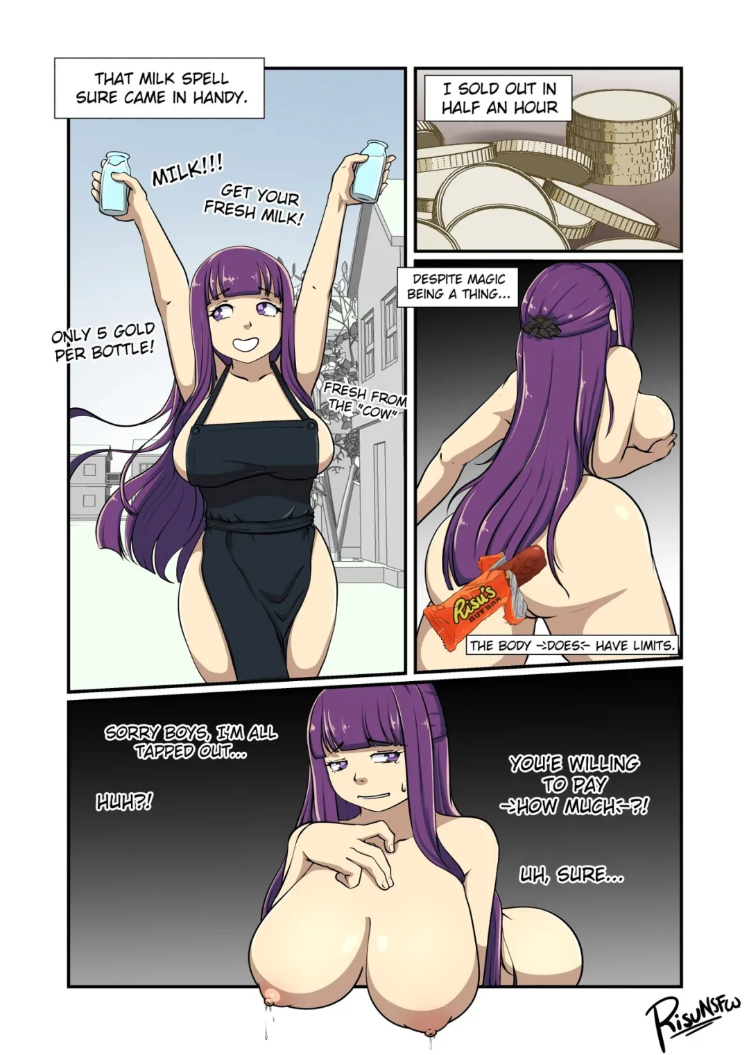 Frieren & Fern’s Swap Spell – RisuNSFW comic page 9