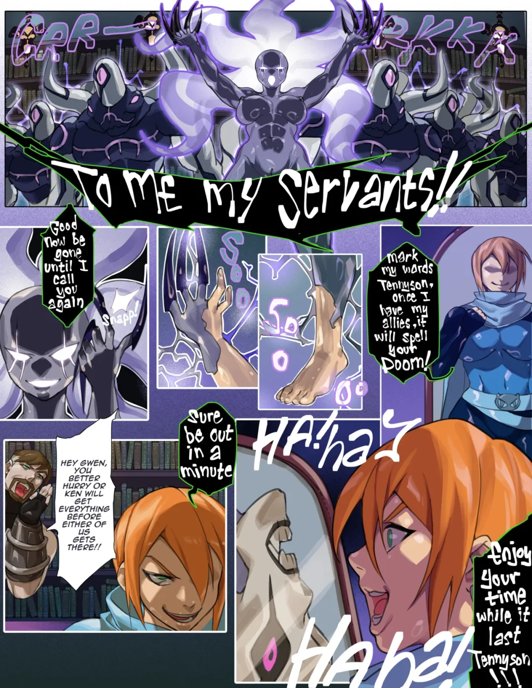 GWEN FREAKED – Possession hub comic page 13