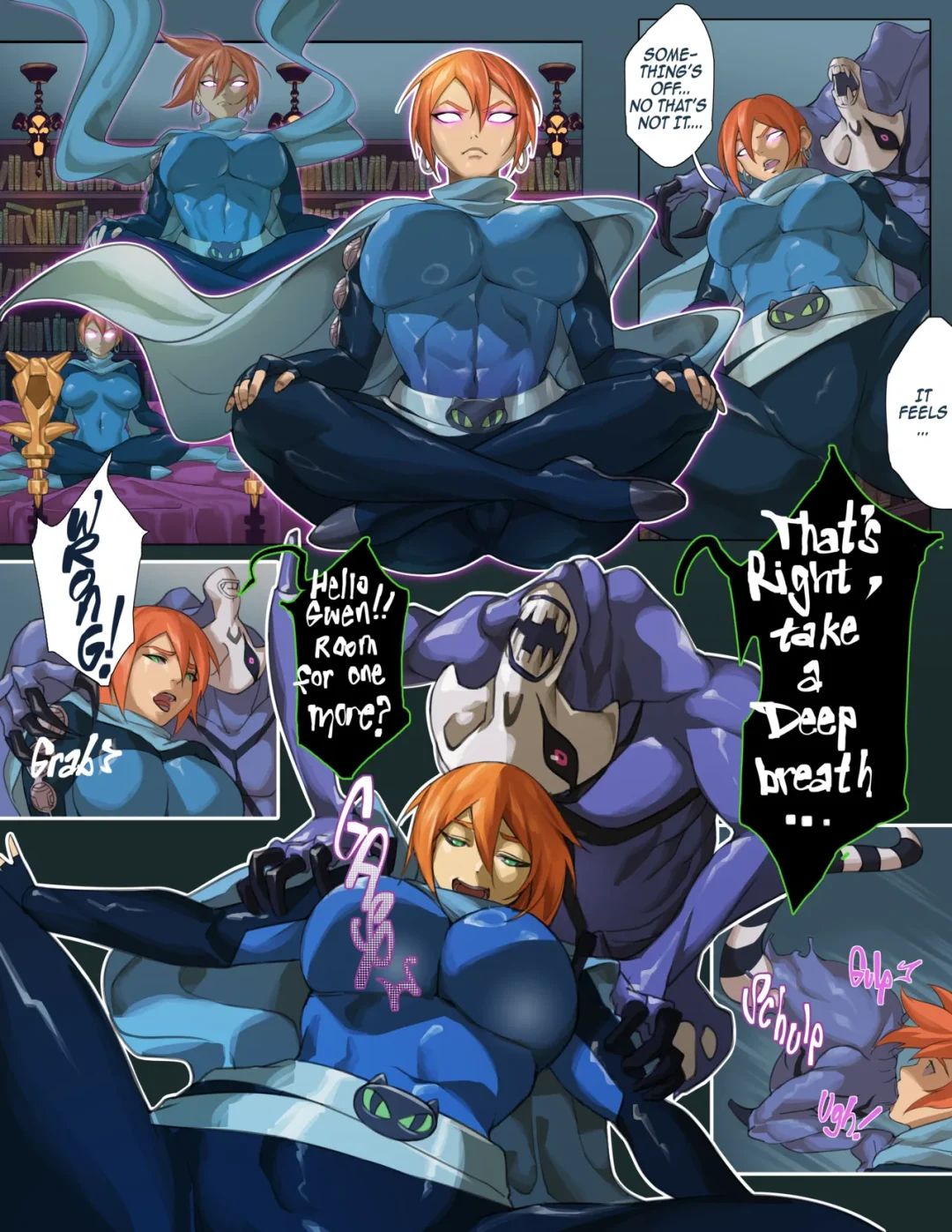GWEN FREAKED – Possession hub comic page 3