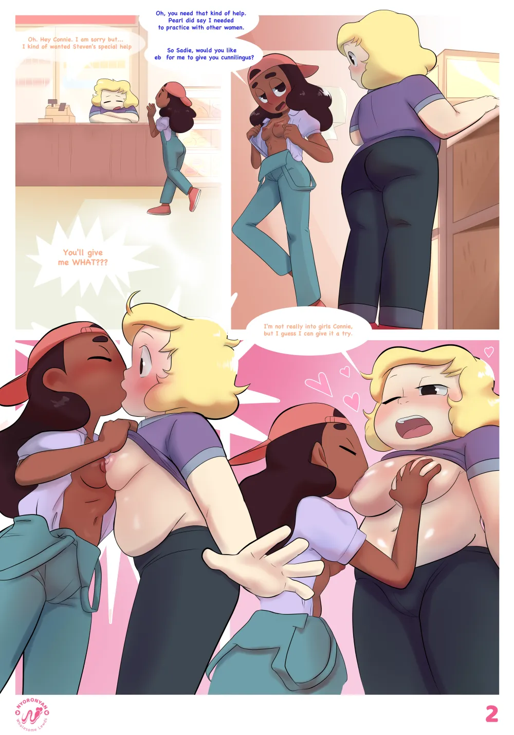 Glazed n’ Jelly – Nyoronyan comic page 3