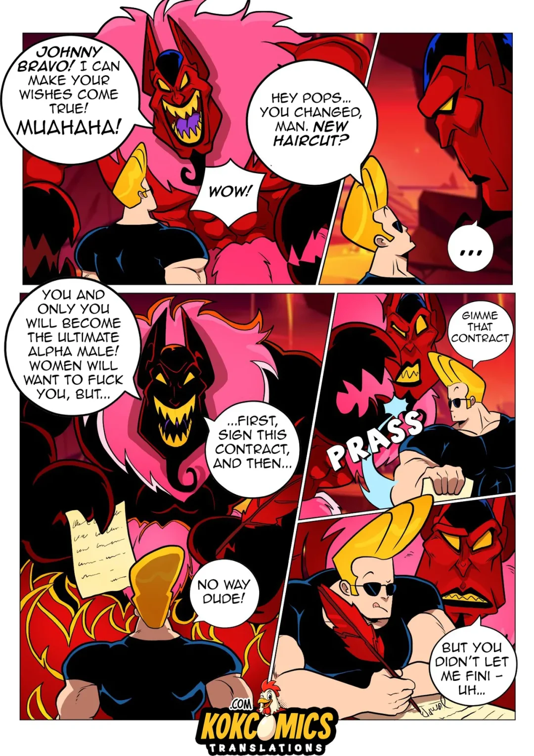 Johnny Bravo – Gansoman comic page 4