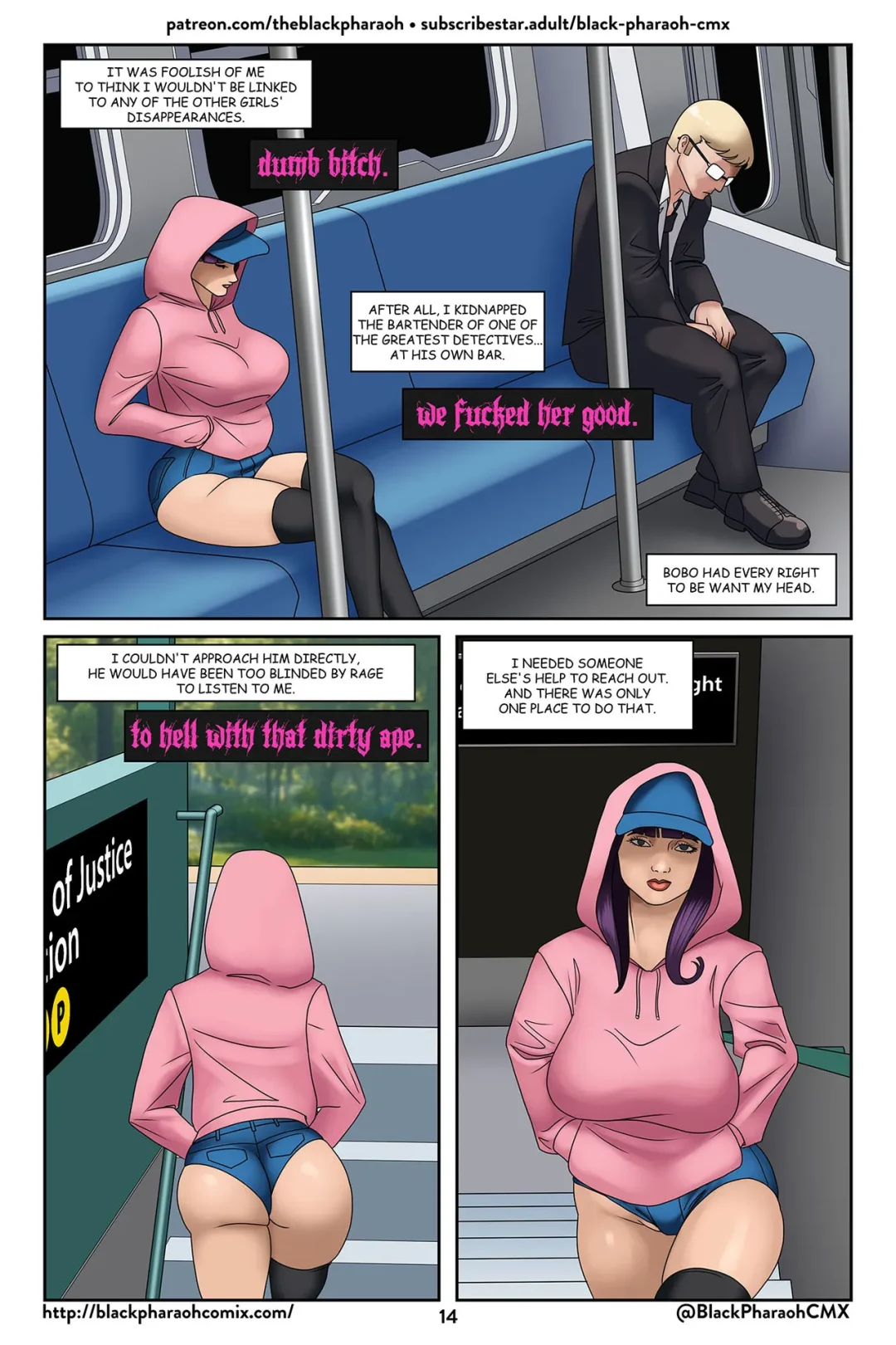 Live Madam, Evil – Black Pharaoh comic page 15