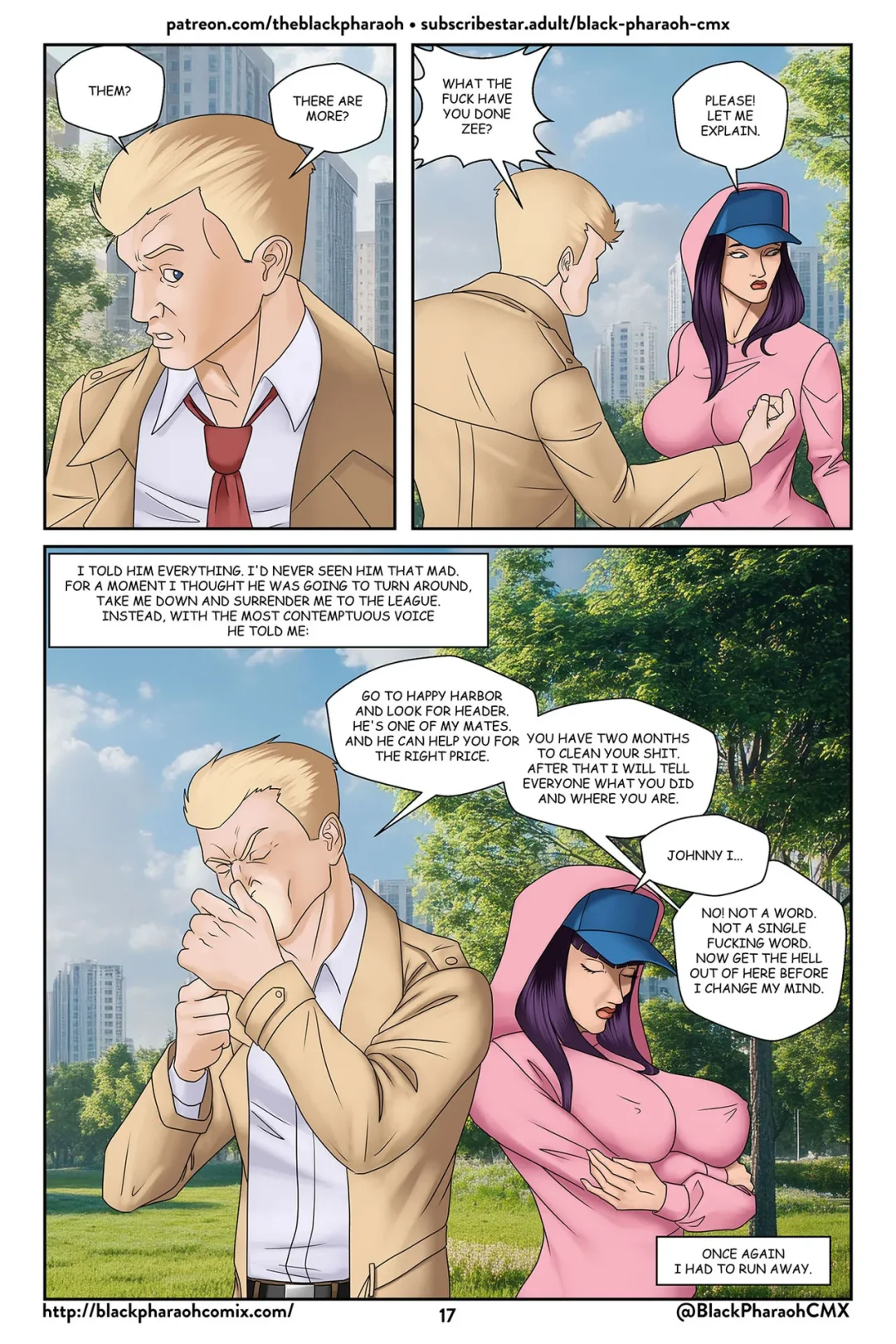 Live Madam, Evil – Black Pharaoh comic page 18