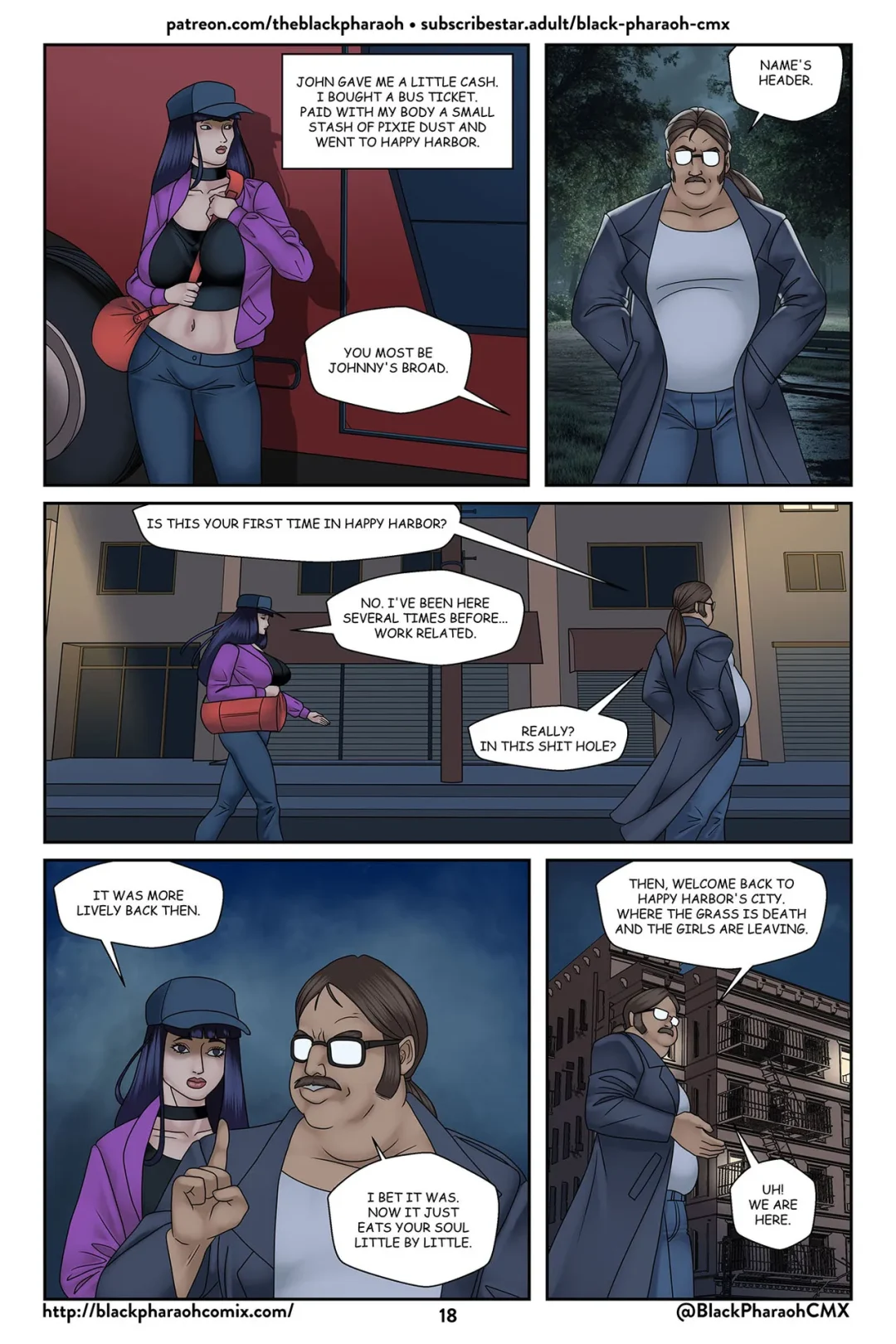 Live Madam, Evil – Black Pharaoh comic page 19