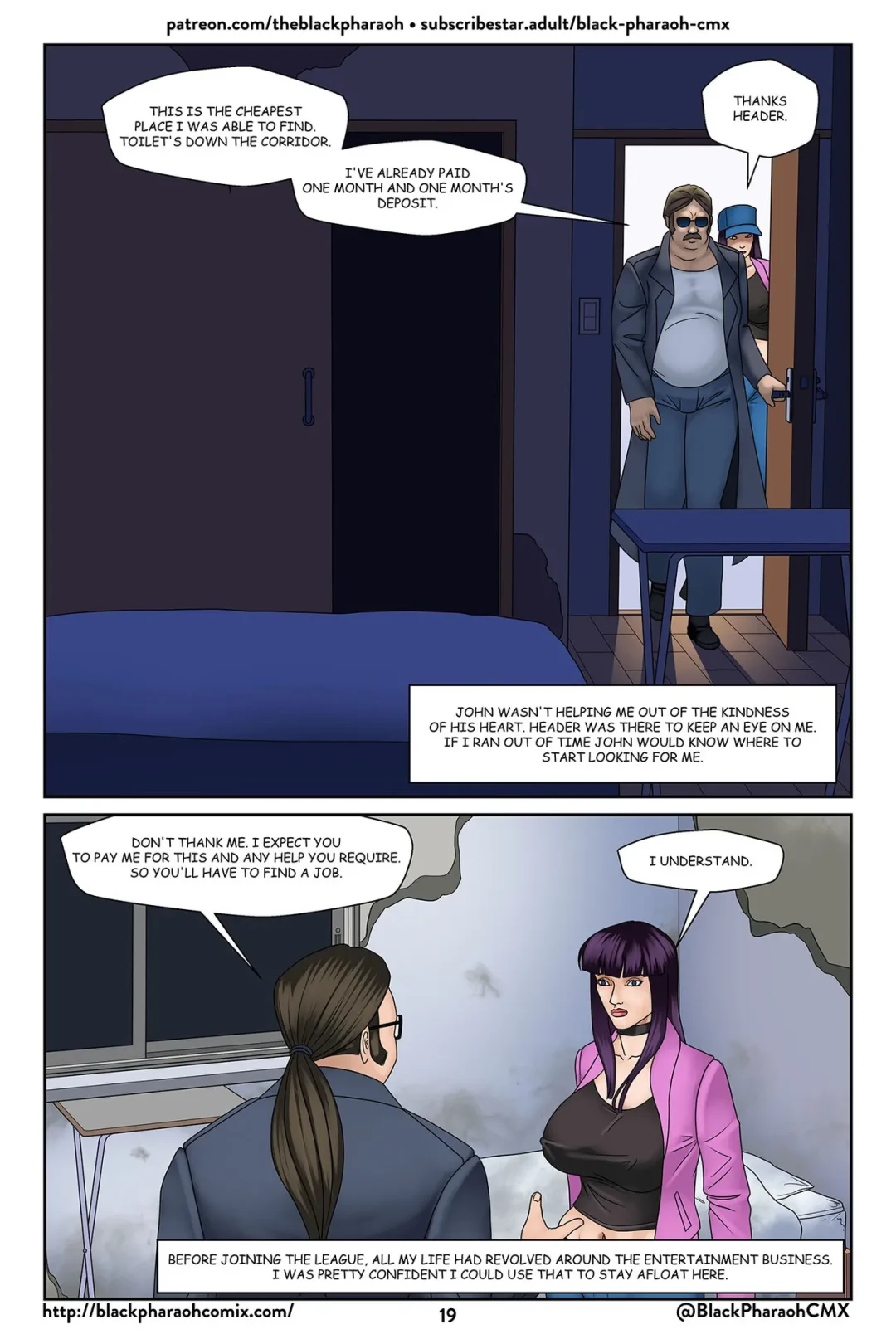 Live Madam, Evil – Black Pharaoh comic page 20