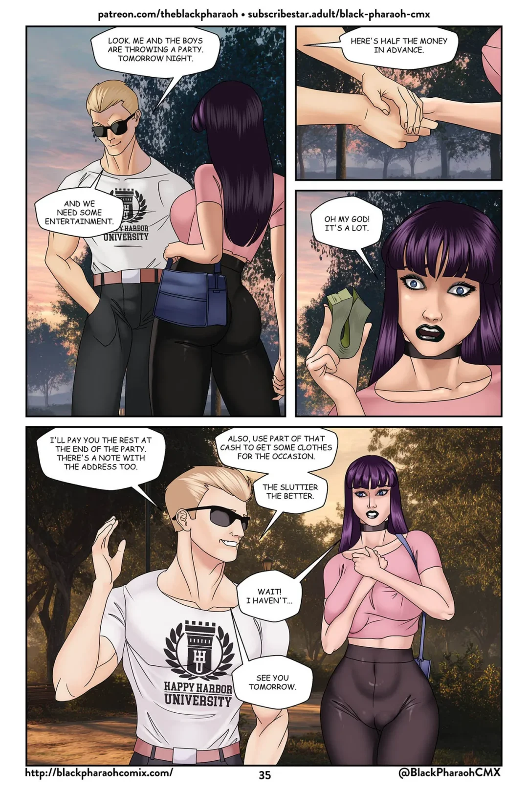 Live Madam, Evil – Black Pharaoh comic page 35