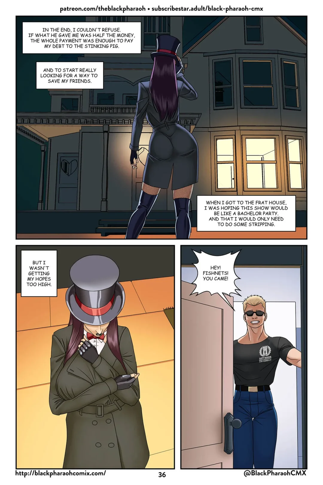 Live Madam, Evil – Black Pharaoh comic page 36