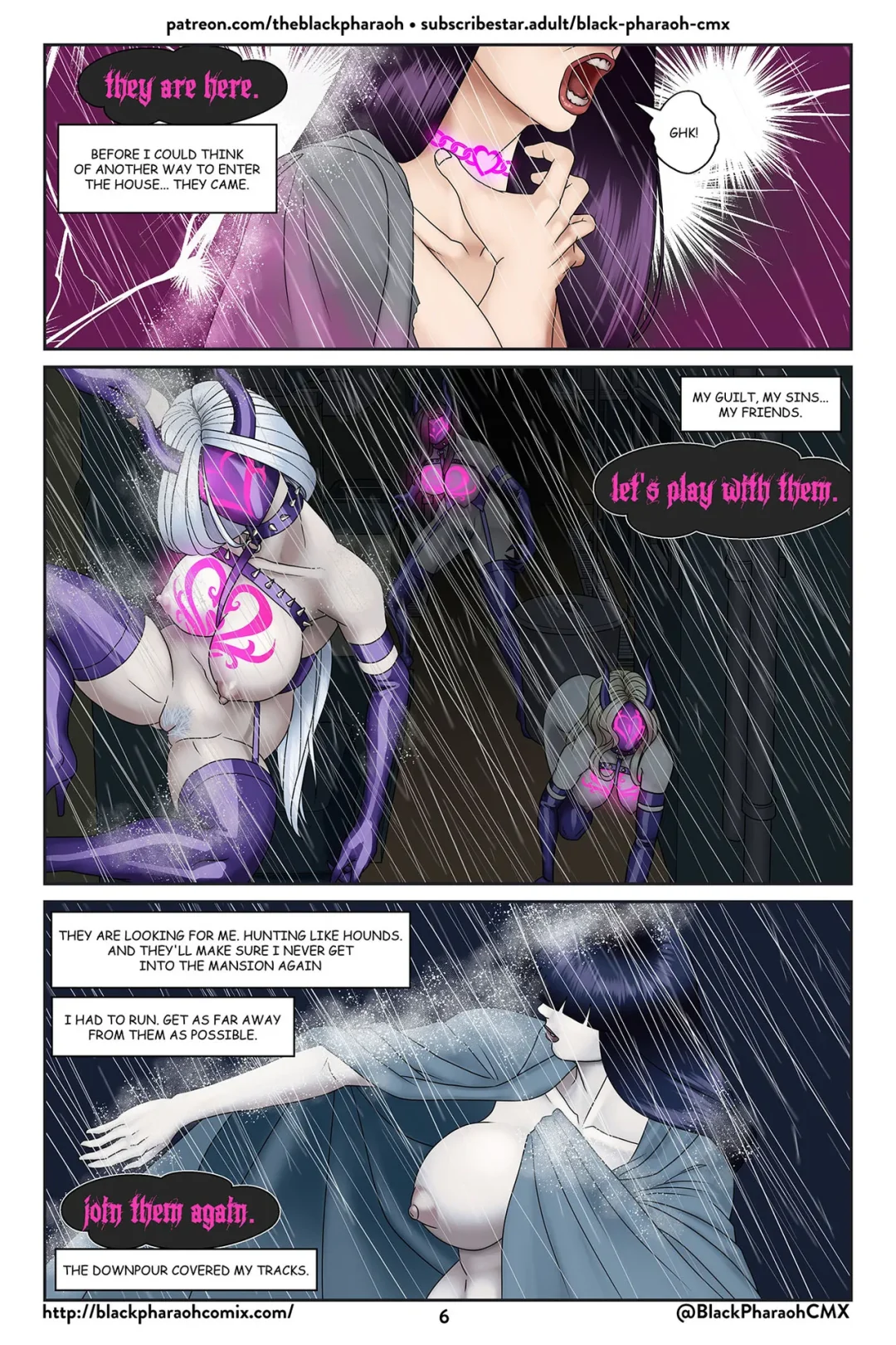 Live Madam, Evil – Black Pharaoh comic page 7
