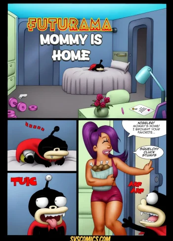 Mommy Is Home – Nihaotomita, Porn Comic featuring Leela from Futurama
