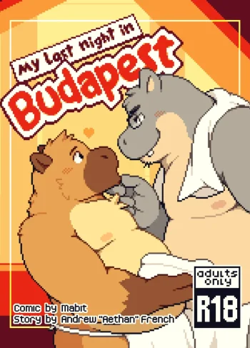 My last Night in Budapest - mabit, gay porn comic cover