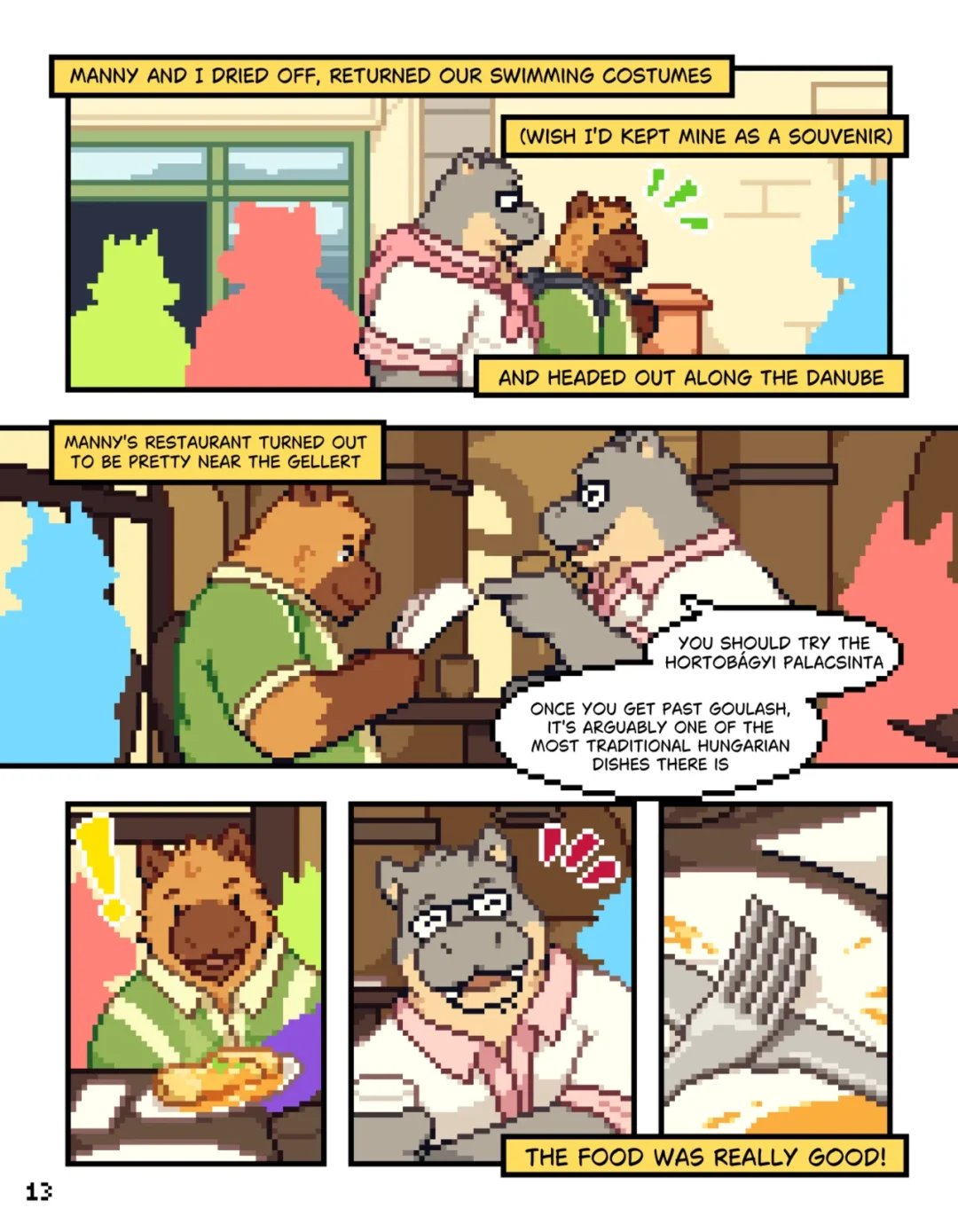 My last Night in Budapest – mabit comic page 14