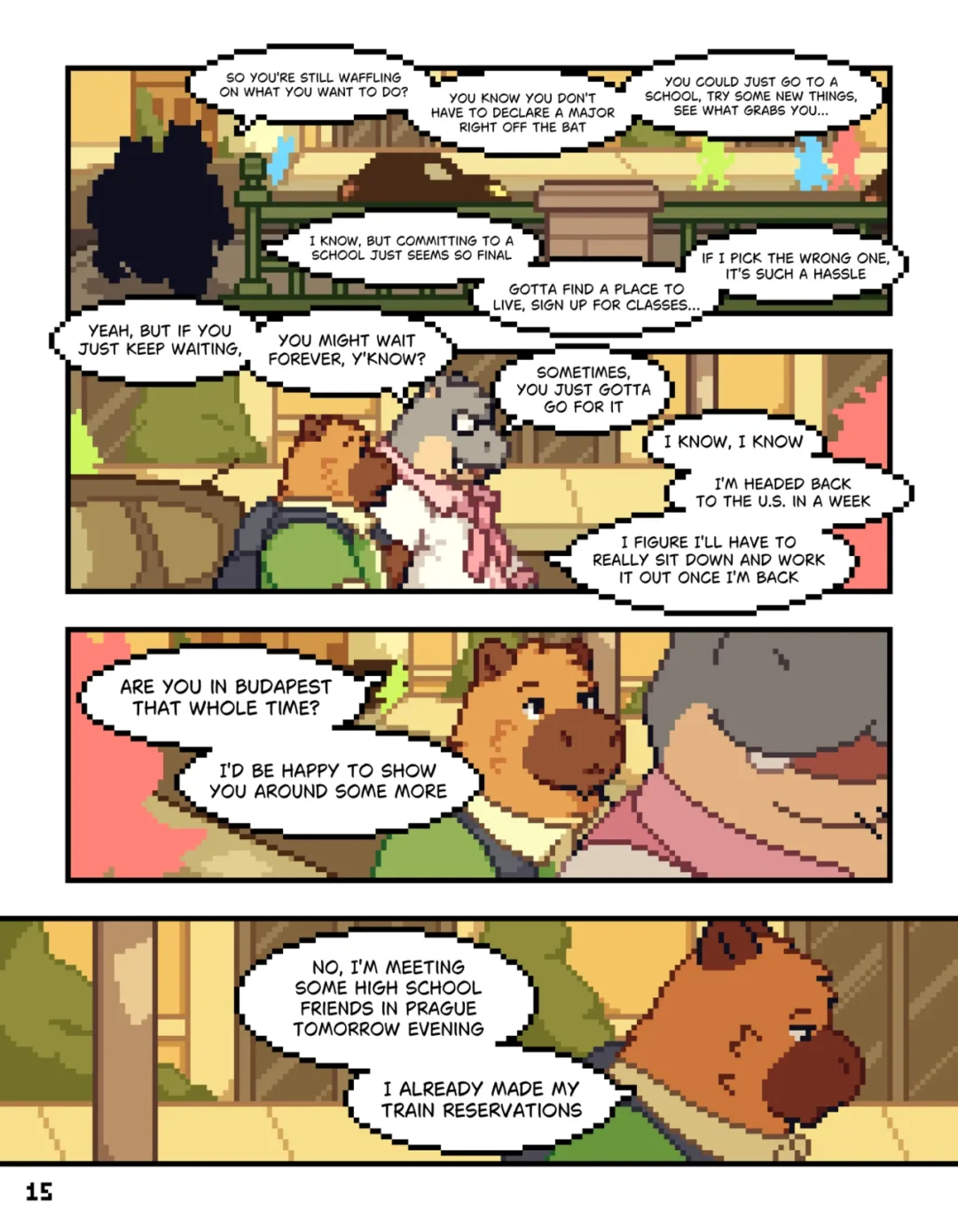 My last Night in Budapest – mabit comic page 16