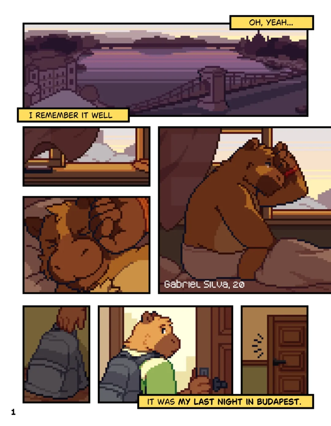My last Night in Budapest – mabit comic page 2
