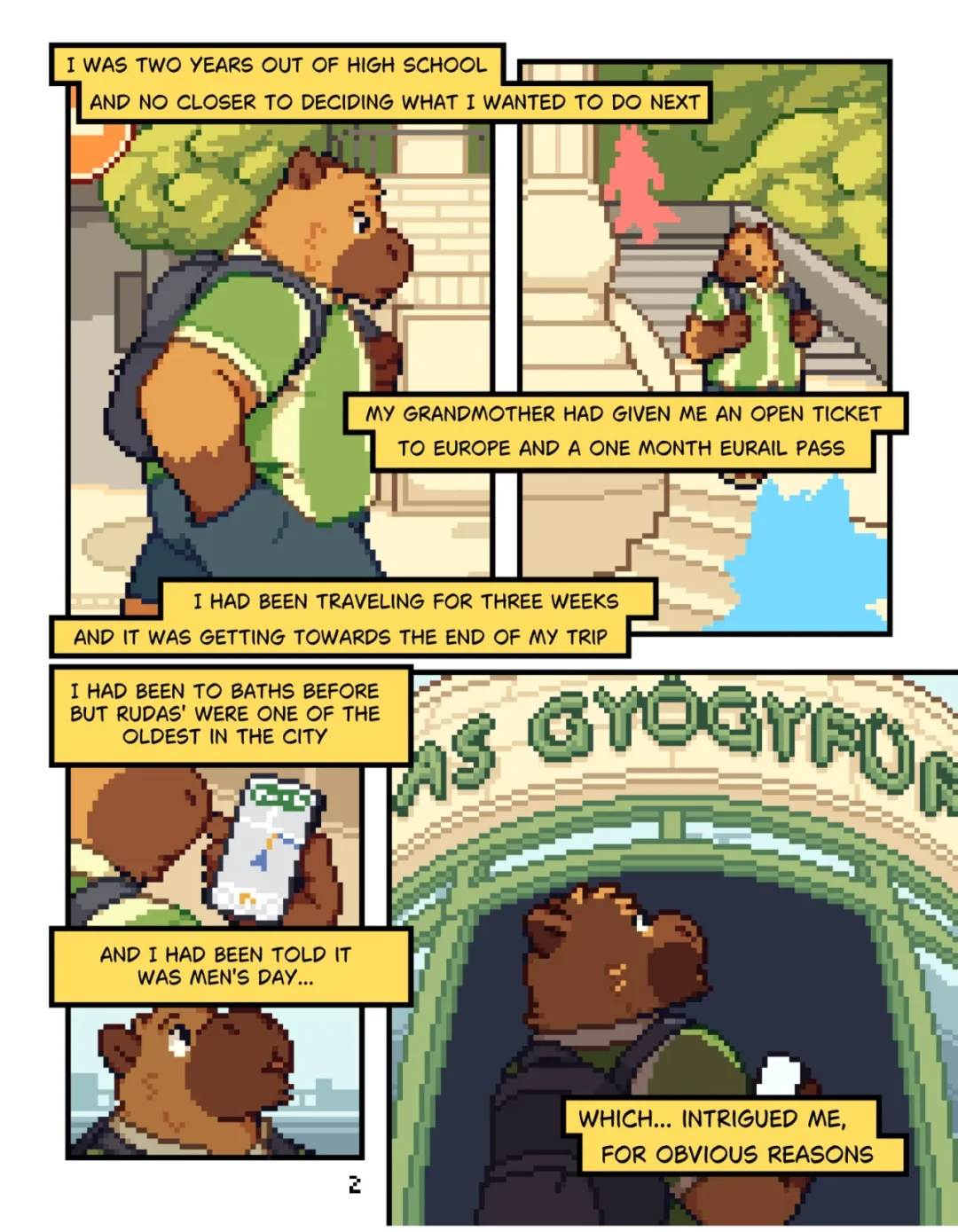 My last Night in Budapest – mabit comic page 3