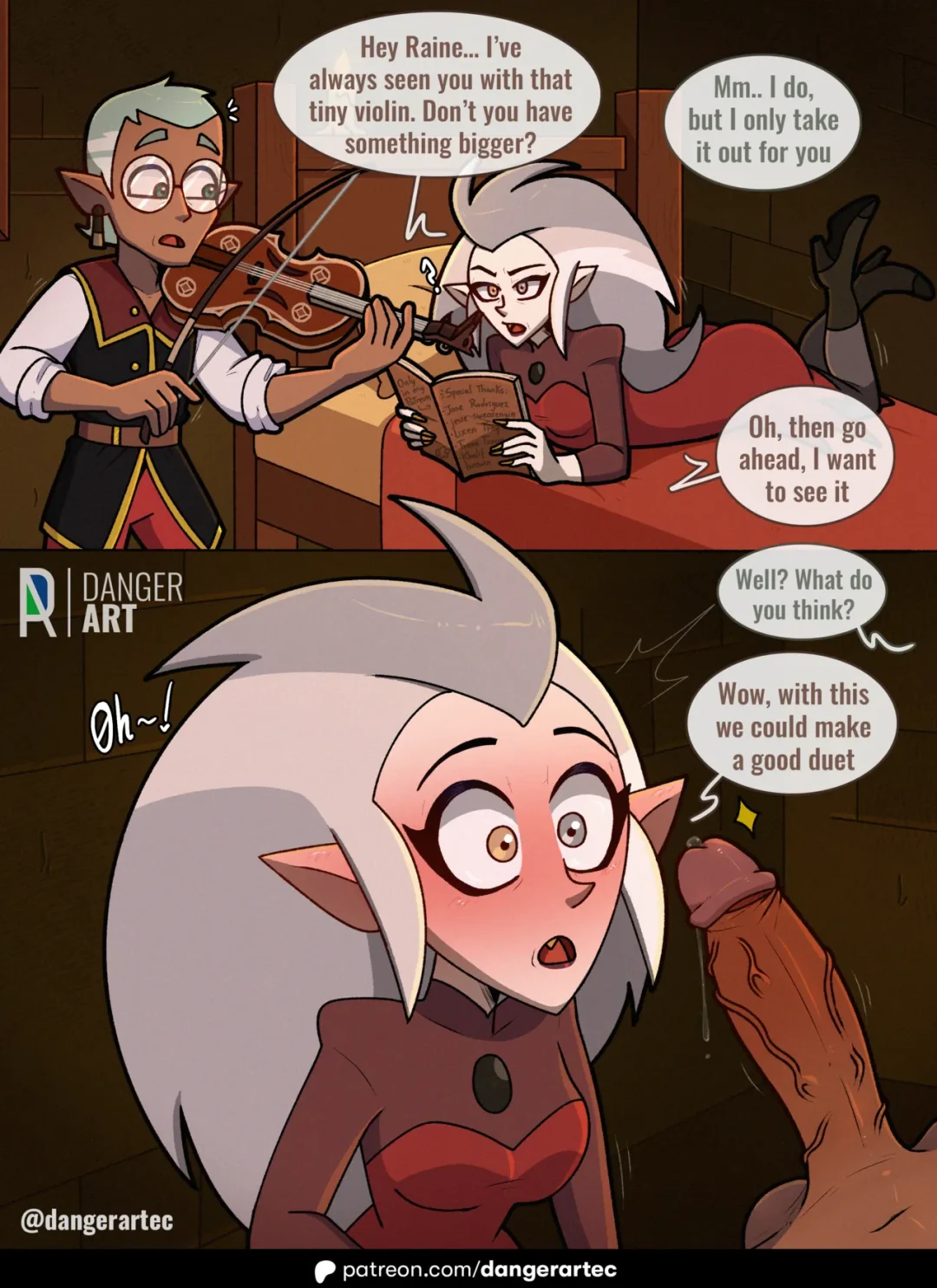 Nsfwtober 2025 – DangerArt comic page 1