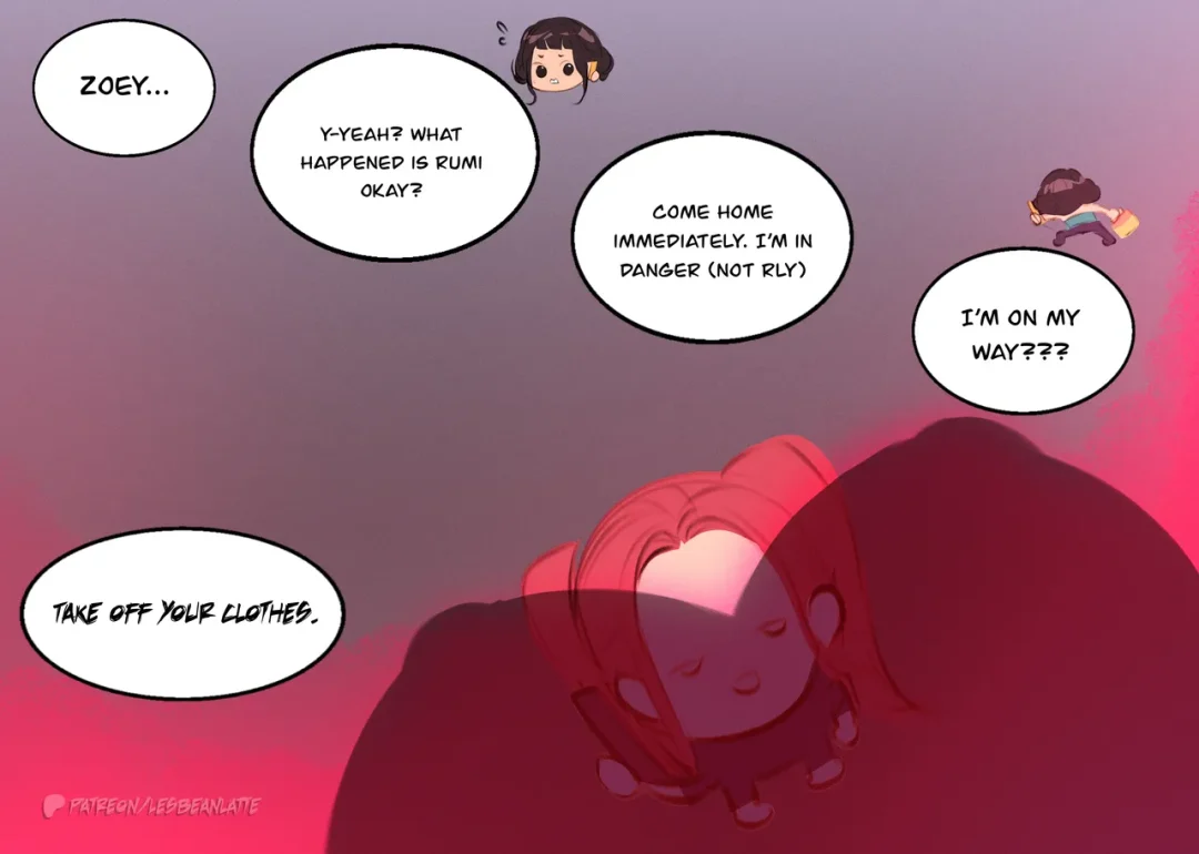 Polytrix: Demon Heat go Boom – Lesbeanlatte comic page 7