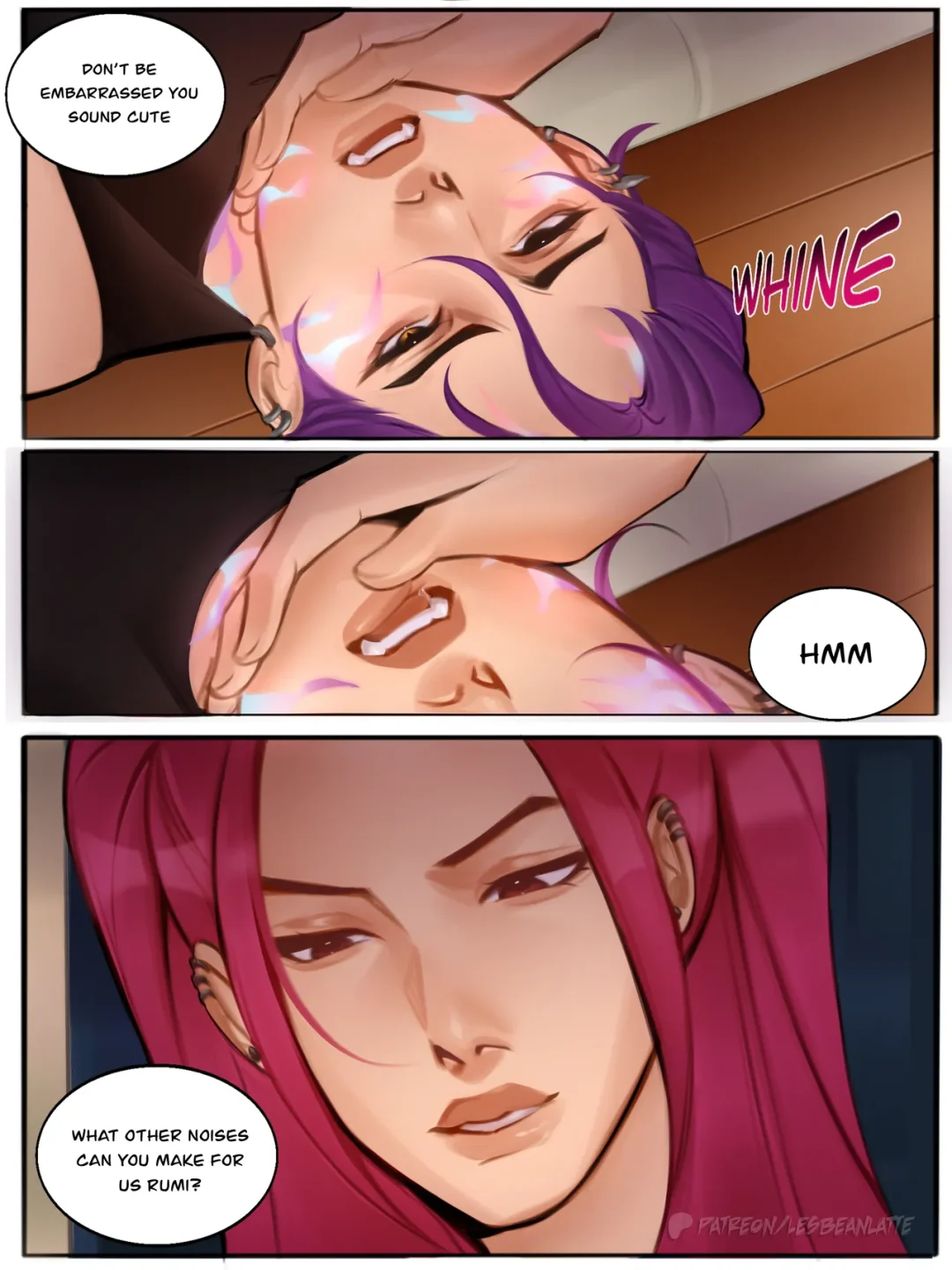 Polytrix: Demon Heat go Boom – Lesbeanlatte comic page 27