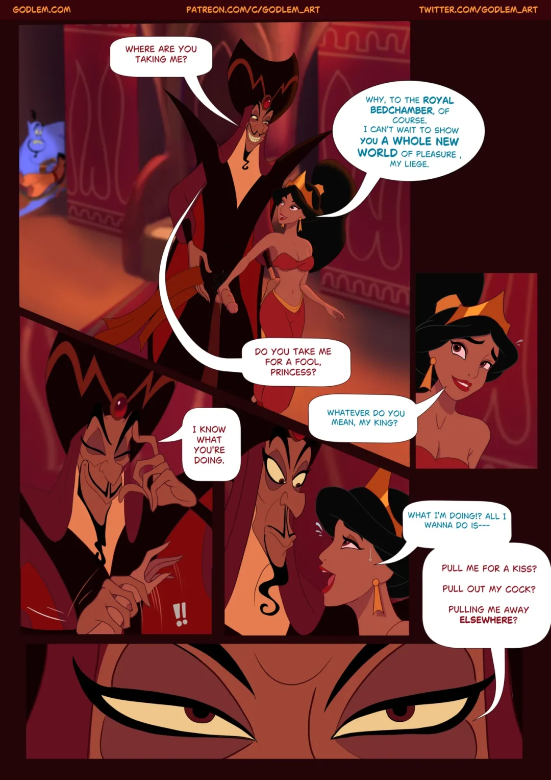 Princess’s Gambit – Godlem comic page 10