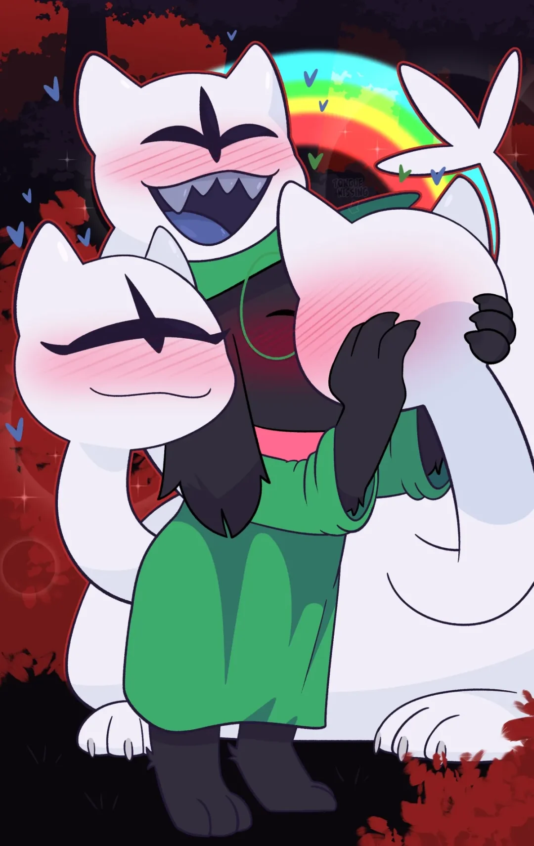 Ralsei x Clover – Crushpepper comic page 16