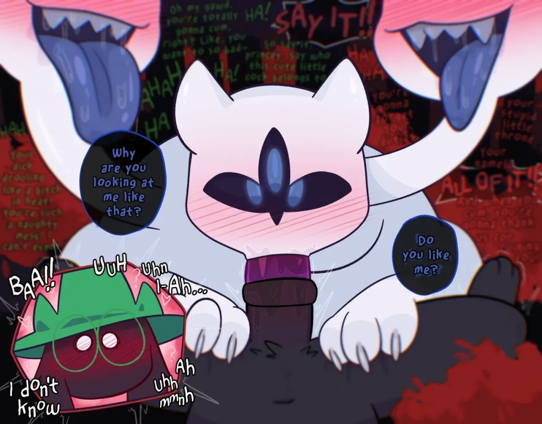 Ralsei x Clover – Crushpepper comic page 6