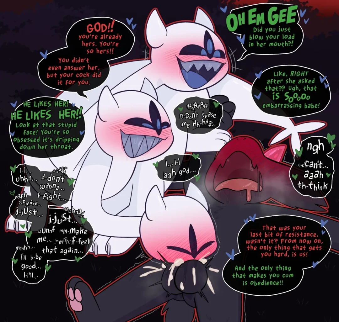Ralsei x Clover – Crushpepper comic page 7