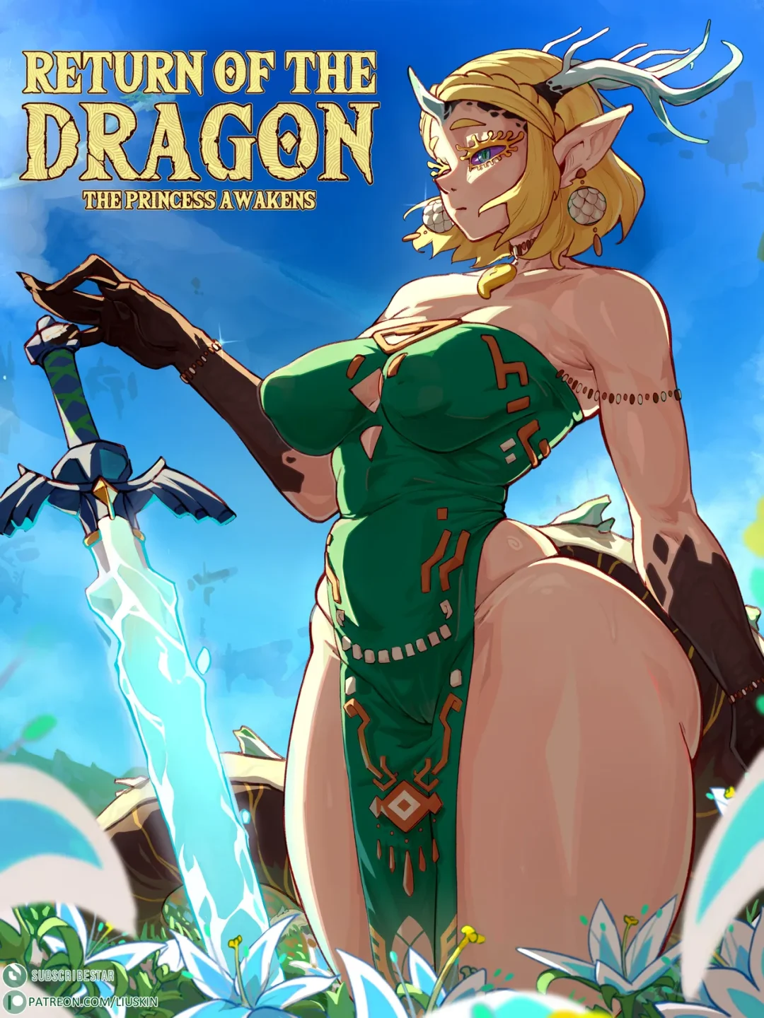 Return of the Dragon: The Princess Awakens – LiuSkin comic page 1