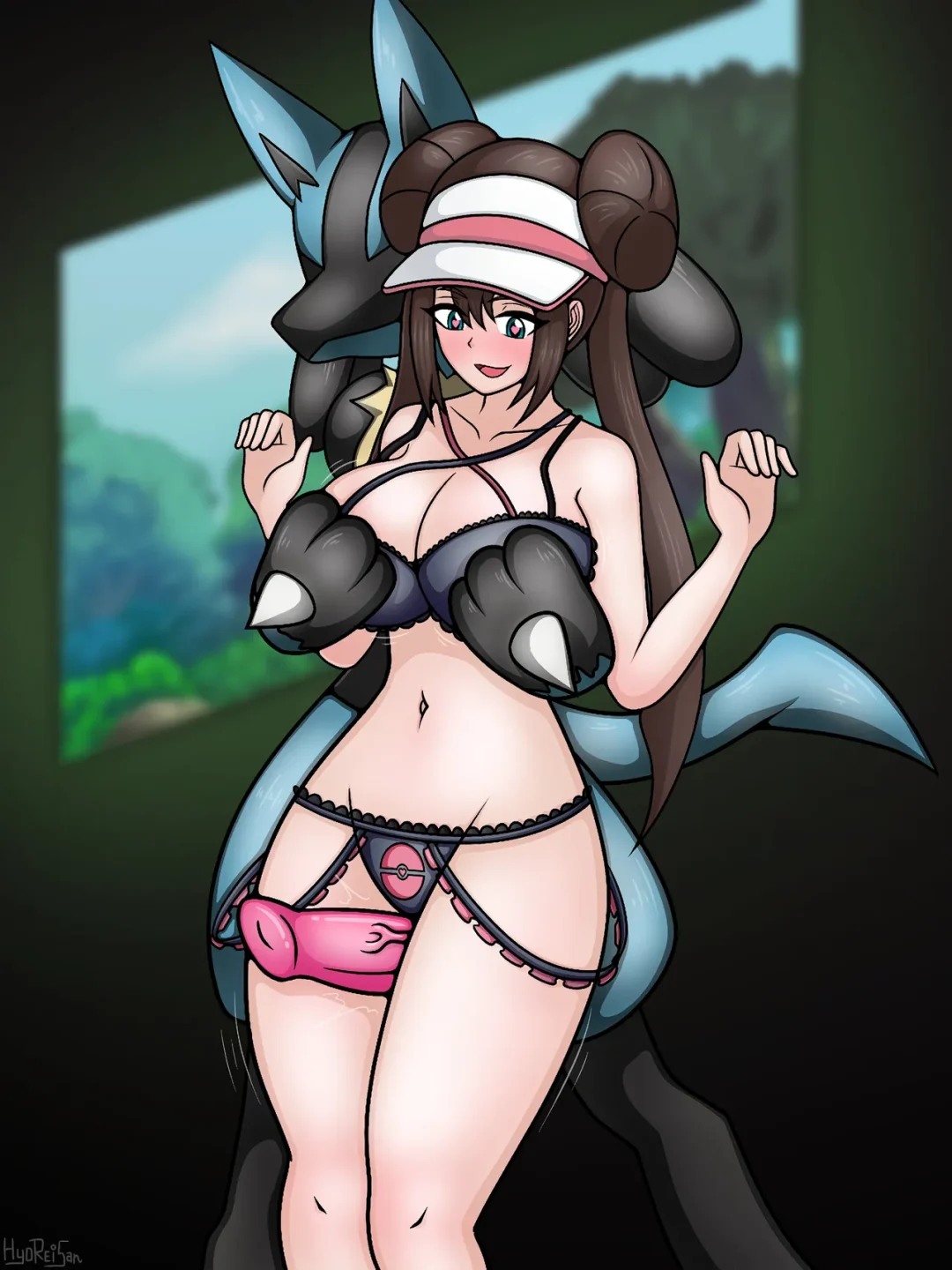 Rosa x Lucario and Nate x Lopunny – HyoReiSan comic page 2