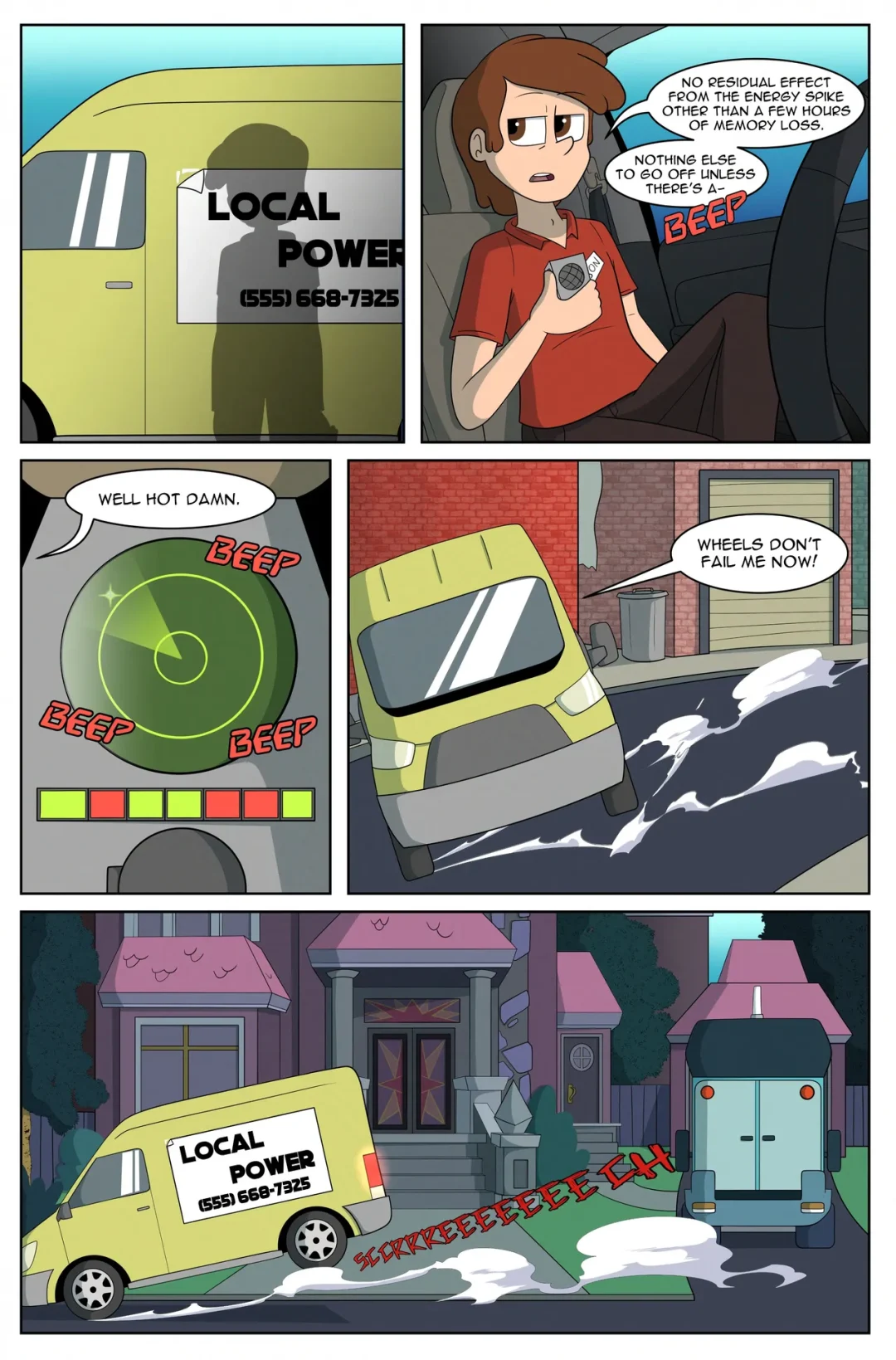 Second Installation – Reigning comic page 3