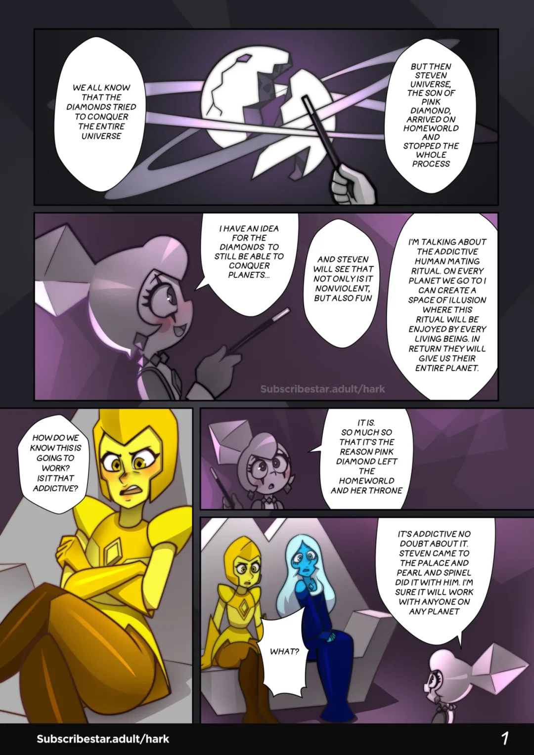 Steven’s Desire 2 – HarkArt comic page 2