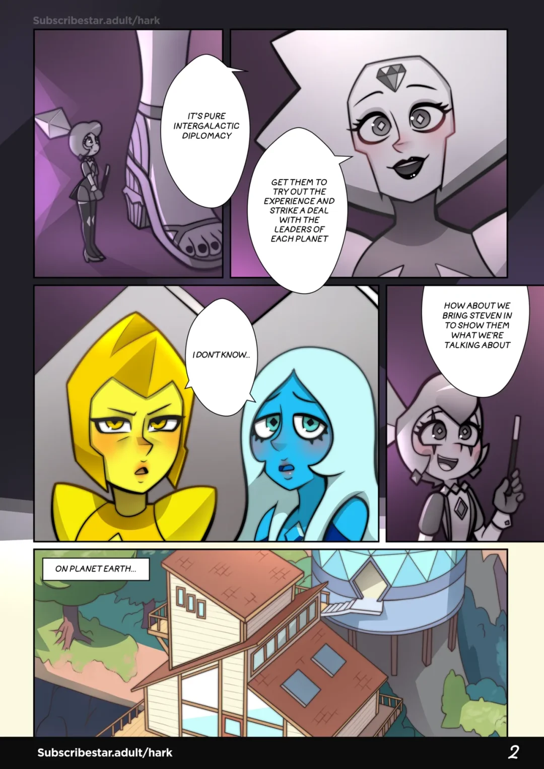 Steven’s Desire 2 – HarkArt comic page 3