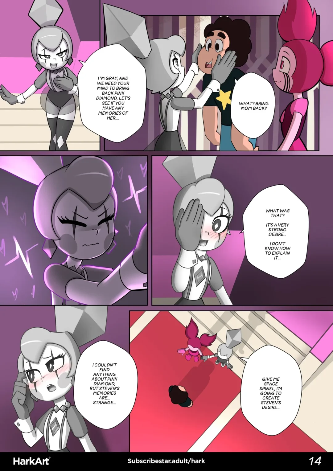 Steven’s Desire – HarkArt comic page 17