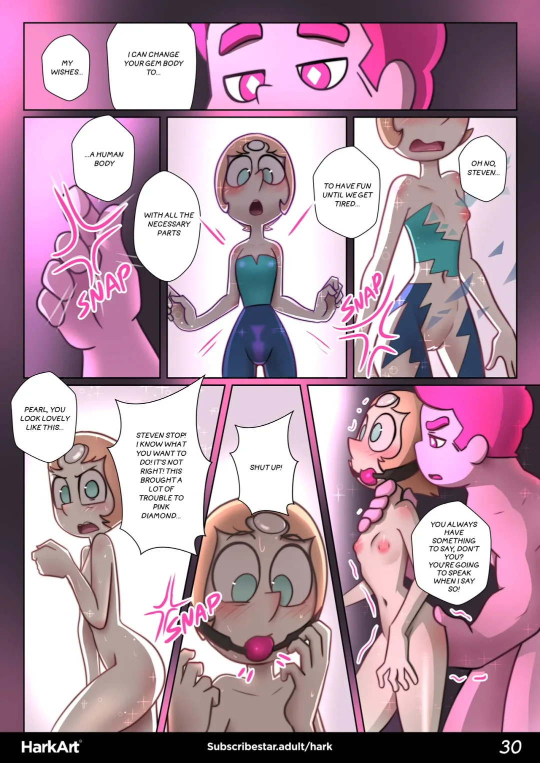 Steven’s Desire – HarkArt comic page 33