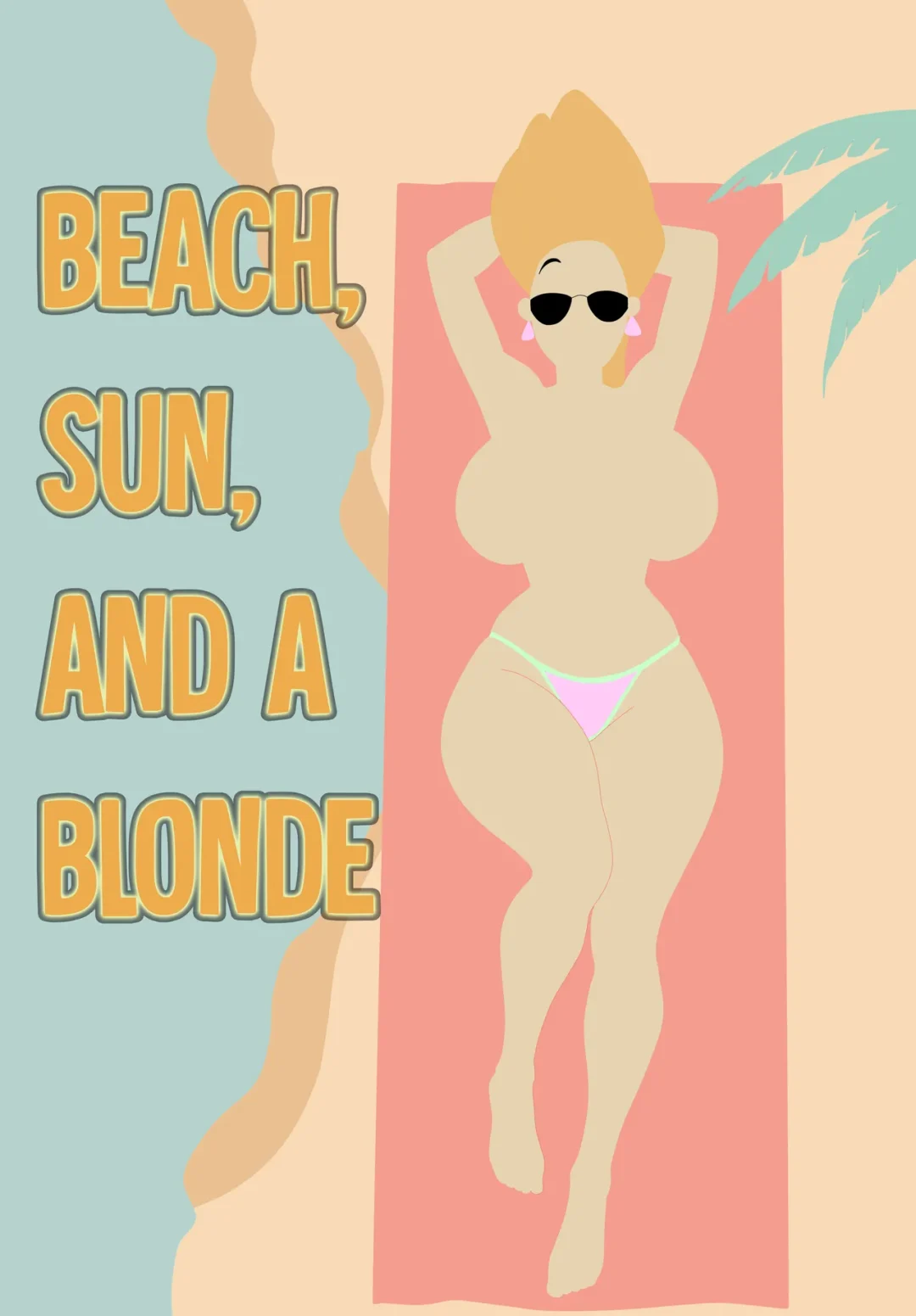 Sun, Beach and a Blond – 90RookieFan comic page 1