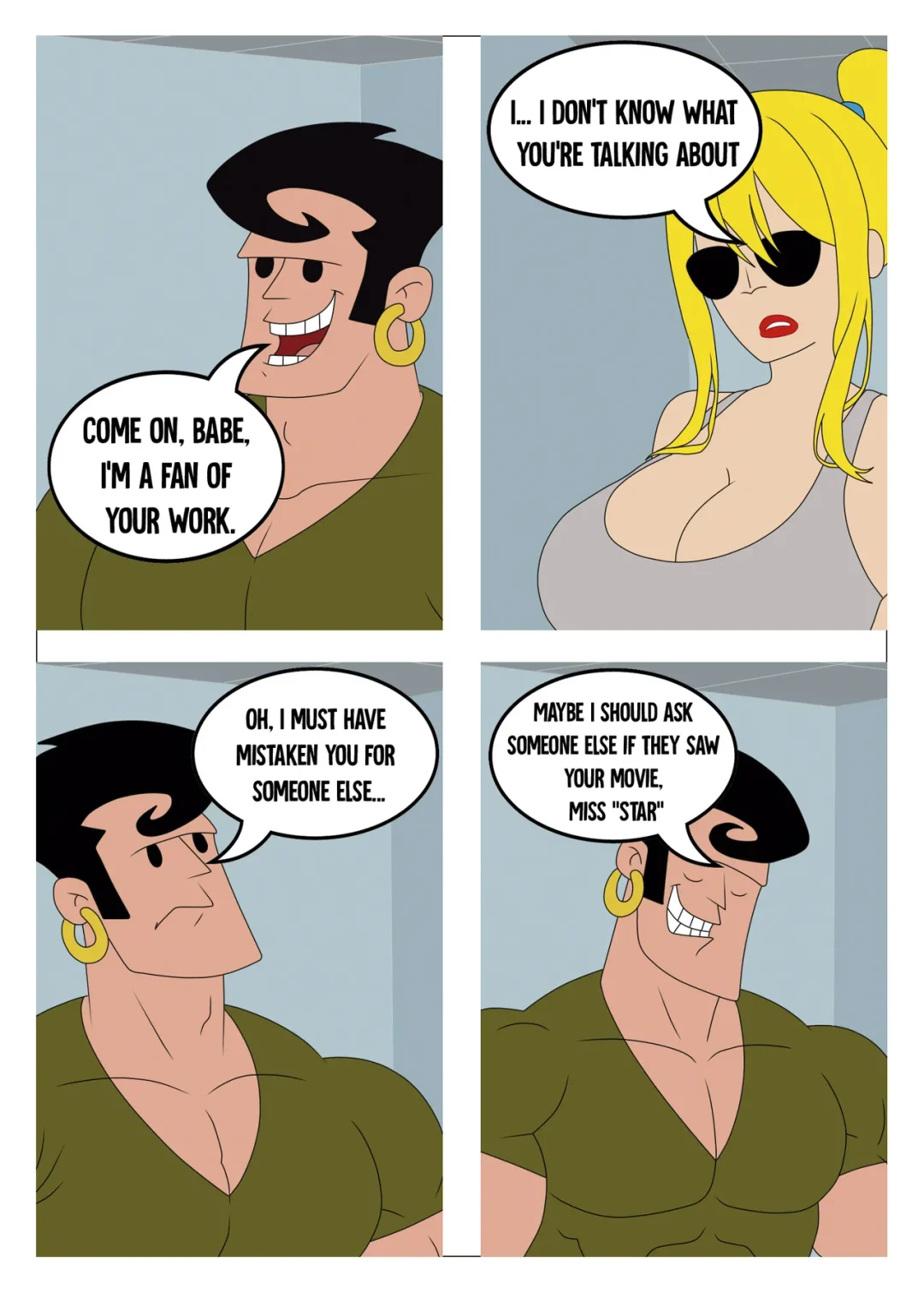 Sun, Beach and a Blond – 90RookieFan comic page 12
