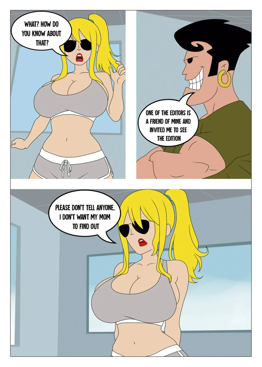 Sun, Beach and a Blond – 90RookieFan comic page 13