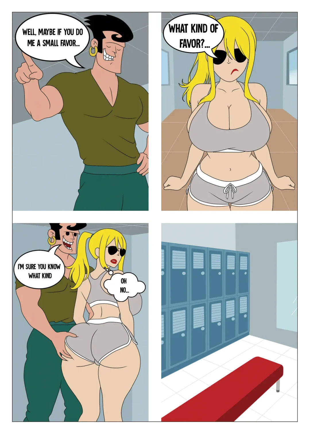 Sun, Beach and a Blond – 90RookieFan comic page 14