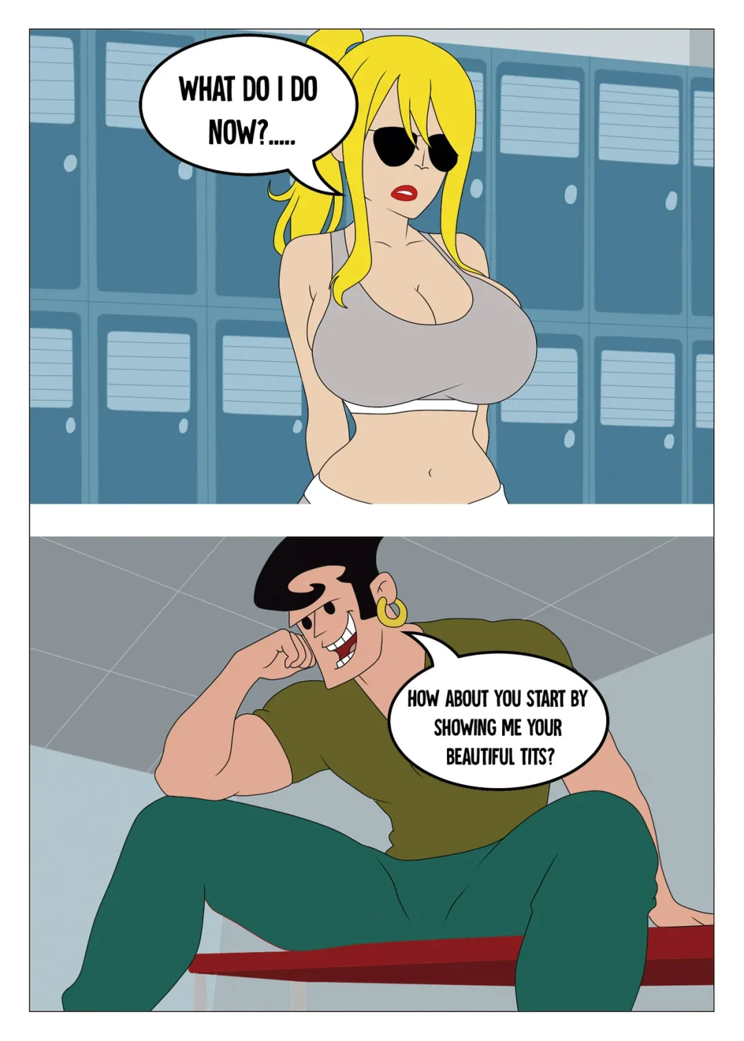Sun, Beach and a Blond – 90RookieFan comic page 15