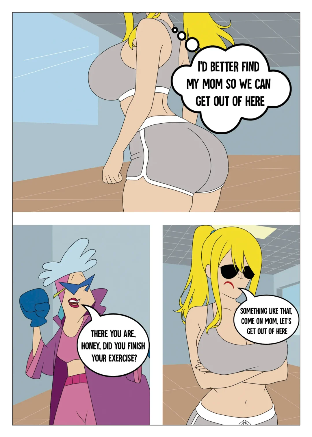 Sun, Beach and a Blond – 90RookieFan comic page 26