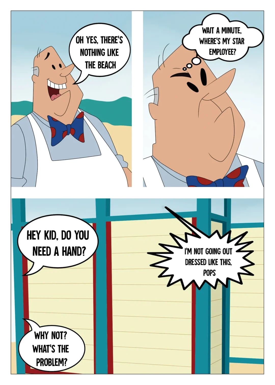 Sun, Beach and a Blond – 90RookieFan comic page 31