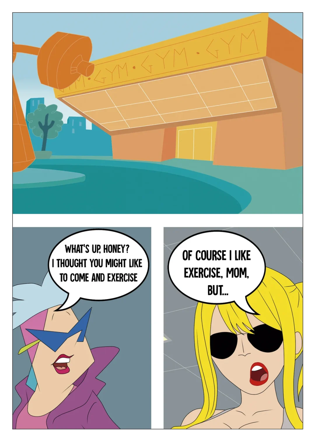 Sun, Beach and a Blond – 90RookieFan comic page 5
