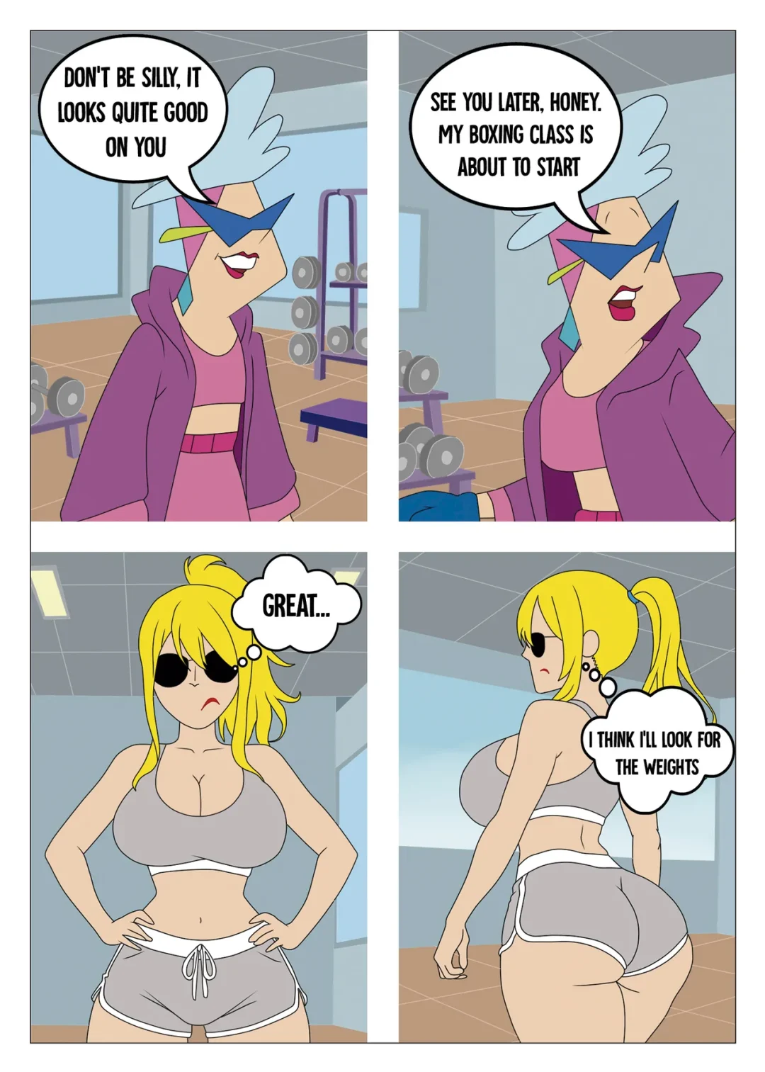 Sun, Beach and a Blond – 90RookieFan comic page 7