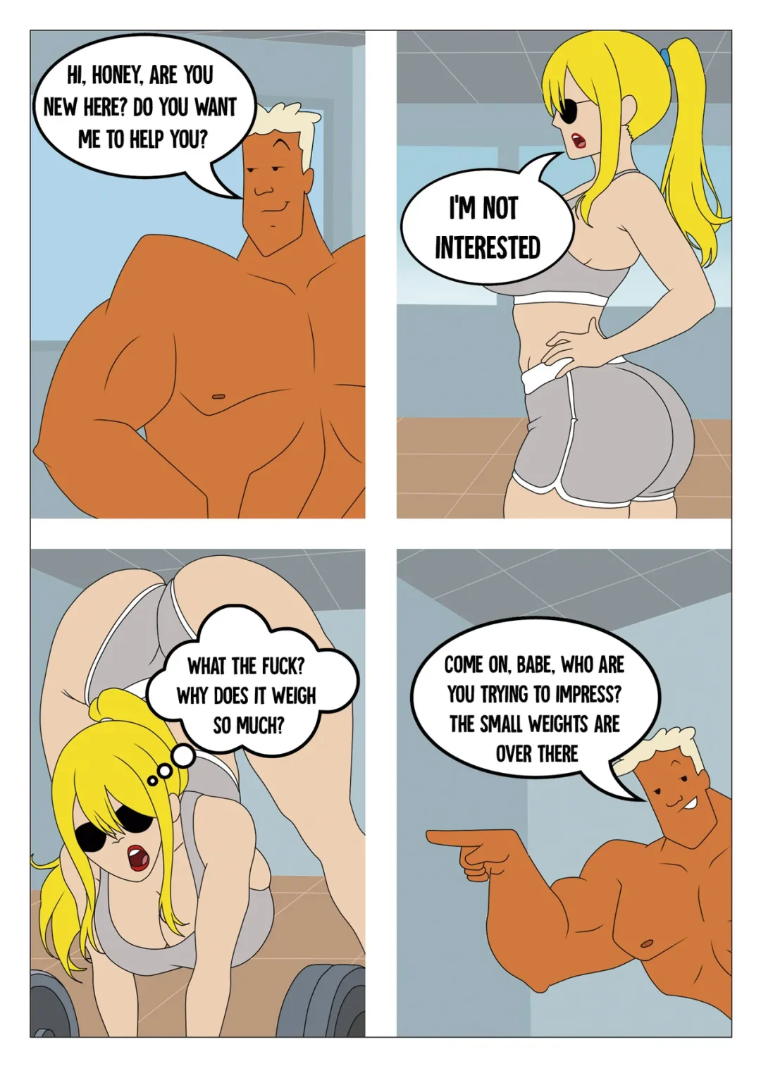 Sun, Beach and a Blond – 90RookieFan comic page 8