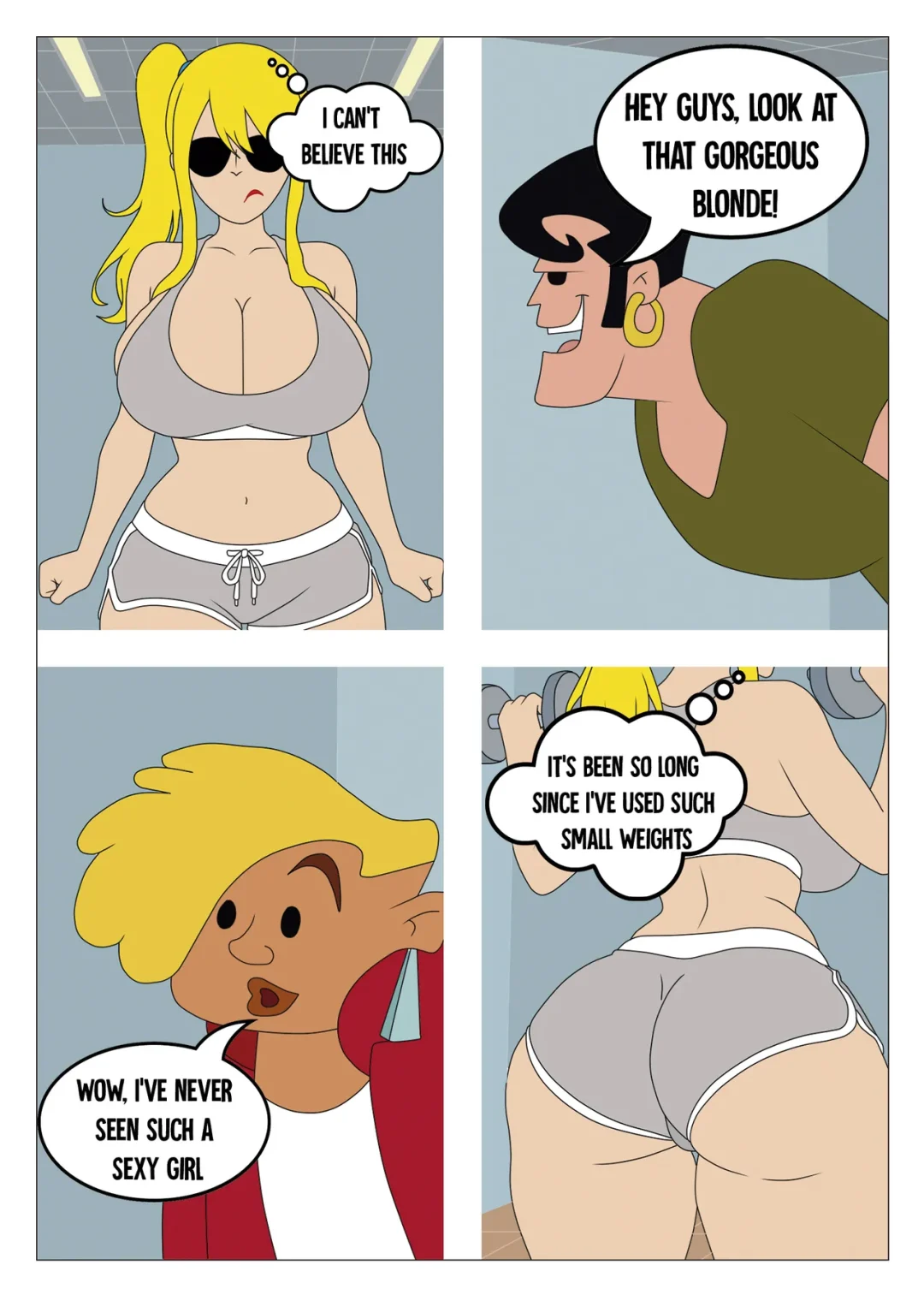 Sun, Beach and a Blond – 90RookieFan comic page 9